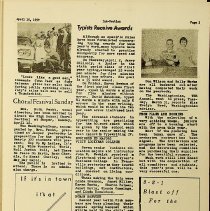 April 10, 1959 "Ink-Ovation" at Washington High School