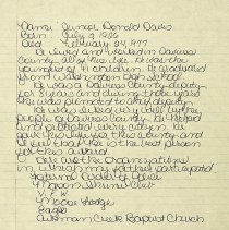 Nomination of Junior Donald Davis (1926-1977) into Daviess County Hall of Fame