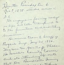 Nomination of Huette Poindexter for the Daviess County Hall of Fame