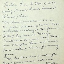 Nomination of Lester Lee for the Daviess County Hall of Fame