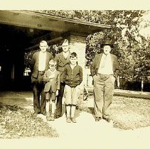 John, Rolla, Jerry & Roy Vance & June Roberts (ca. 1950-1960)