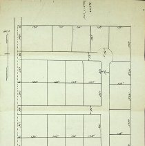 Edgar Humbarger's originial drawing for Audubon Acres Addition in 
Washington
