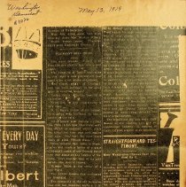 May 13, 1919 newspaper article about Pleasant Hill