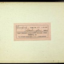 Membership dues at IOOF Liverpool Lodge in Washington (1922-1929)