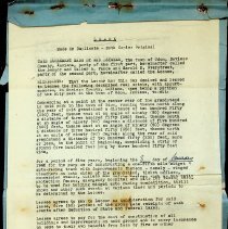 1946 lease to build a 1/5 mile dirt race track at the Odon Park