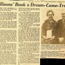 1980 article about Rev. and Mrs. Carter Allison's autobiography
