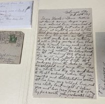Letter in Bingham collection