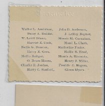 1894 program for Washington High School graduation