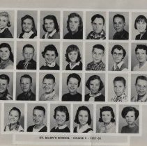 8th grade at St. Mary Catholic School in 1957-1958