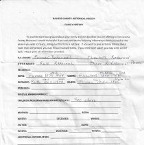 Family history of Mr. & Mrs. Firman and Elizabeth Rodarmel