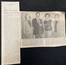 Daviess County Art League donation to Harned Home, Inc. (1990)