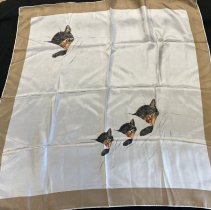 B & O cat Chessie neck scarf