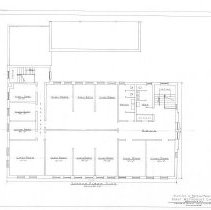 Lester Routt drawings for First Methodist Church (1951-1959)