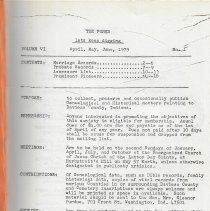 April, May & June 1979 edition of "The Forks"