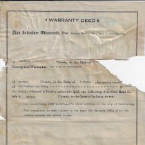 1931 deed to the City of Washington for lot 28 in McTegart's Addition