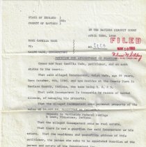 1960 petition to appoint Guardian for Ralph C. Wade