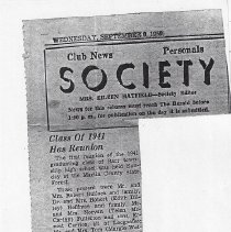 First reunion of the Barr Township High School class of 1941