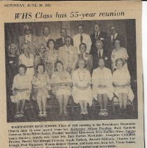 55 year reunion of the Washington High School class of 1926