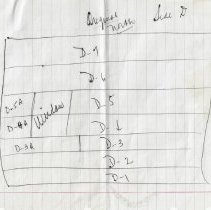 Component parts of the Armes log cabin in Glendale (ca. 1990-2000)