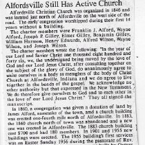 Album about people and sites in Alfordsville, Indiana (ca. 1910-2000)
