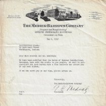1949 letter to Norma Horrall & Robert Eskridge