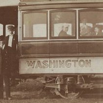 Marion Alford, Washington Street car conductor (ca.1910-1920)