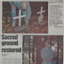 2004 article about Alexander Cemetery in Veale Township