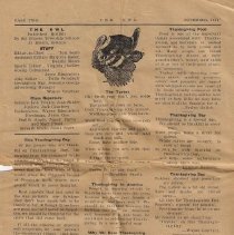 November 1946 edition of "The Owl" from Elnora High School