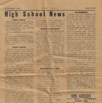 November 1946 edition of "The Owl" from Elnora High School