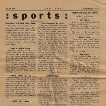 November 1946 edition of "The Owl" from Elnora High School