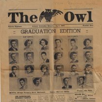 April 1954 edition of "The Owl" from Elnora High School
