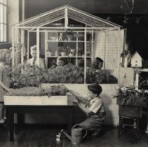 1945 "Victory Garden" in Laverne Hopkins' class at the West End School
