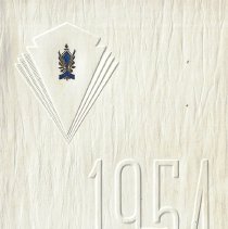 Commencement exercises for the Epsom High School class of 1954