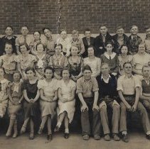 Eighth grade students at Jefferson School (1934)
