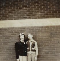 Inez Abel and Bill Wathen at Jefferson School (1941)