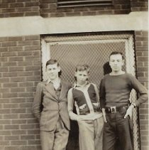Dickie Hill, Bill Wathen & Pete Bresh at Jefferson School (1941)