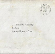 1978 certificate of J. Howard Craney's election as Trustee of Barr Township