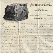 1904 letter to Mary Jayne Peek of Washington