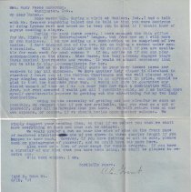 1907 letter to Mary Jayne (Peek) McKernan of Washington