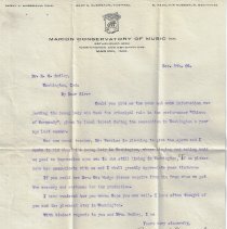 1909 letters about Mary Jayne (Peek) McKernan