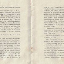 "Brief In Support of the Lincoln Route Through Daviess County" (1931)