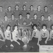 1964 boys basketball team at Jefferson School