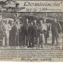 2003 Reminiscin' article about World War II scrap iron drive