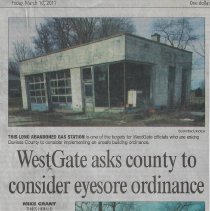 WestGate Authority asks for "eyesore ordinance" (2017)