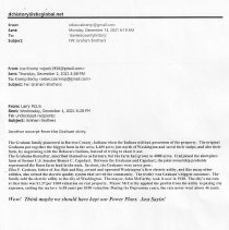 2021 reports about Joseph, Robert and Ray Graham by Larry McLin