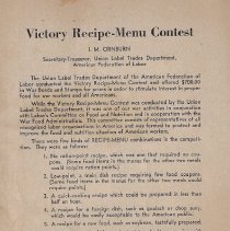 Lillian Cole's recipe books (ca. 1942-1945)