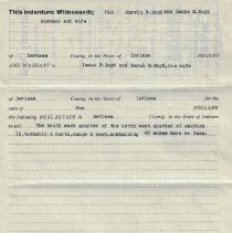 1927 deeds for 40 acres to & from Mervin & Essie Boyd and Isaac & Sarah Boy