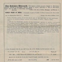1924 mortgage on real estate in Daviess County owned by Williams family