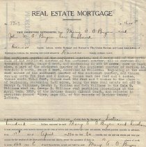 1929 application, affidavit, note & mortgage signed by John & Mary O'Bryan