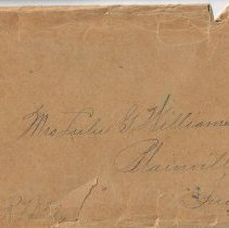 Envelope from Mattingly & Myers to Lula G. Williams (ca. 1920-1925)